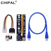 Ver006S Usb 3.0 Pcı-E 1X - 16X Genişletici Yükseltici Riser Kart - 1