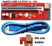 Ver007S Usb 3.0 Pcı-E 1X - 16X Genişletici Yükseltici Riser Kart - 1