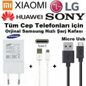 Cep Telefonları Için Universal Şarj Cihazı + Micro Usb + Type C - 1