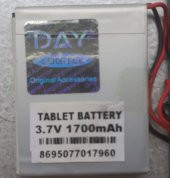 Oem Tablet Batarya Pil 3.7V 1700Mah 2 Kablo 40X55X2Mm - 2