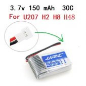 X1 3.7v 150mah 30c Lipo Battery Eachine E010 E011 Furibee F36 Jjr - 1