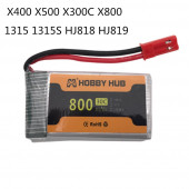 Drone Pili 800 Mah X400 X400 X300c X800 1315 1315s Hj818 Hj819 - 1