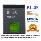 Nokia Orijinal BL-4S Cep Telefonu Pili 860 mAh - 1