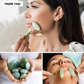 Doğal Yeşim Taşı Gençlik İksiri Anti Aging Bakım Yüz Masajı - 1