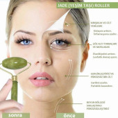 Doğal Yeşim Taşı Gençlik İksiri Anti Aging Bakım Yüz Masajı - 2
