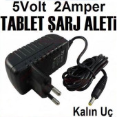 Tablet Pc Şarj Adaptörü 5 V 2 Amper Şok Fiyat - 1