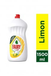 Fairy Temiz & Ferah Sıvı Bulaşık Deterjanı 1500 ml Limon Kokulu - 1