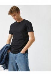 Slim Fit Tişört thumbnail 2