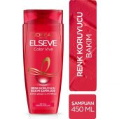 LOréal Paris Elseve Colorvive Renk Koruyucu Bakım Şampuanı 450 ml - 1