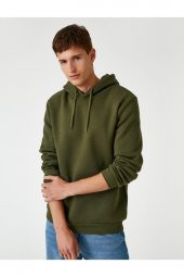 KOTON Basic Sweatshirt Kapüşonlu - 2