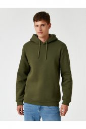 KOTON Basic Sweatshirt Kapüşonlu - 3