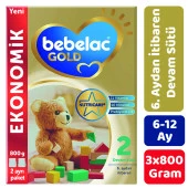 Bebelac Gold 2 Çocuk Devam Sütü 800 gr 3'lü Paket - 1