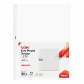 Noki Eco Telli Dosya 50 Li + Noki Eco Poşet Dosya 100 Lü - 4