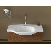 CERASTYLE TURKUAZ YENI KLASİK ETAJERLİ LAVABO 100x48 CM - 3
