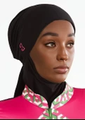 Tesettür Deniz Bonesi - Pembe Logo Nakışlı - 1
