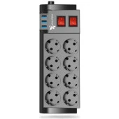 Fulltech Ftr-08 8'li Termal Akım Korumalı Priz - 1
