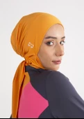 Turuncu Su İtici Deniz Tesettür Bonesi - 4