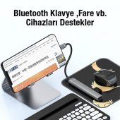 Coofbe 4in1 Type C Çoğaltıcı Çevirici HUB, 2x USB, 1x Type C ve 1x 3.5MM Girişli Adaptör - 3
