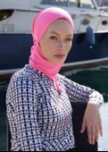 Pembe Deniz Tesettür Bonesi - 1