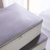 Ocean Home Textile 4lü Gri Renk Stuff & Things Baza Altı Hurç Set - 3