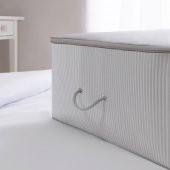 Ocean Home Textile 4lü Gri Renk Stuff & Things Baza Altı Hurç Set - 6