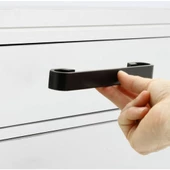 Barida Mobilya Mutfak Dolap Dolabı Çekmece Kulpu Kulbu Mat Siyah Metal (128 MM-12.8 CM) Kulpları - 2