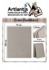 Mukavva Gri 1.5mm 70x100 cm 5 Adet Sert Karton Ekstra Sıkıştırılmış 70*100 Mukavva Gri Renkli 5 Adet - 2