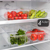 Porsima Buzdolabı içi Düzenleyici Organizer Kapak İçi Düzenleyici Buzdolabı Sepeti Saklama Kabı thumbnail 1