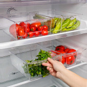 Porsima Buzdolabı içi Düzenleyici Organizer Kapak İçi Düzenleyici Buzdolabı Sepeti Saklama Kabı thumbnail 2