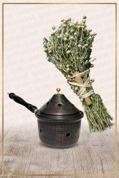 Bakır Tütsülük Tava No:7 Ve Demet Üzerlik Tütsüsü - 1