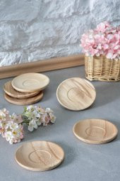 6 KİŞİLİK BAMBU FİNCAN TABAĞI - 1