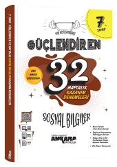 Ankar 2025 7. Sınıf Sosyal Bilgiler Güçlendiren 32 Haftalık Deneme - 1