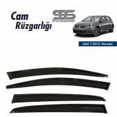 Cam Rüzgarlığı Volkswagen Golf 7 2013 Sonrası Mügen Tip Piano Black - 1