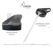Laken Çelik 18/8 Jannu Termos Şişe 0,50L - Beyaz LKTJ5B thumbnail 4