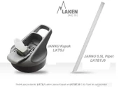 Laken Çelik 18/8 Jannu Termos Şişe 0,50L - Yeşil LKTJ5V - 3