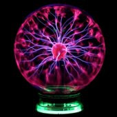 Büyük Boy Plazma Küresi Tesla Plazma Lambası 25x14.5 cm - 4