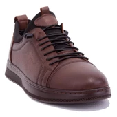 Dagoster DMA08-2008 Taba Ortopedik Günlük Erkek Deri Ayakkabı - 1