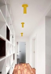MYLIGHTS LED AVİZE ARMATÜR MODERN SPOT AMPUL EV İSYERİ CAFE İCİN UYGUN TASARIM SARI RENK - 1