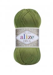 Alize Diva El Örgü İpi Yeşil 210 - 2