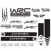 Citroen Modifiye Sport Sticker Seti, Citroen Etiket Çıkartma Paketi Beden Yok - Siyah - Ebat Yok - Numara Yok - 1