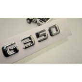 Benz G350 Bagaj Krom Metal 3M 3D Yazı Logo thumbnail 1