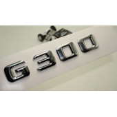 Benz G300 Bagaj Krom Metal 3M 3D Yazı Logo - 1