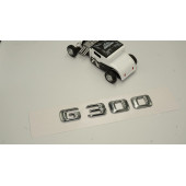 Benz G300 Bagaj Krom Metal 3M 3D Yazı Logo - 2