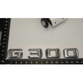 Benz G300 Bagaj Krom Metal 3M 3D Yazı Logo - 5