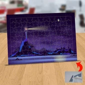 Fenerle Aydınlanan Deniz 99 Parça Puzzle Yapboz Tablo-1441-2943 - 1