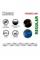 Mercan Regular YEŞİL (Metre) Bobin Misina - 2