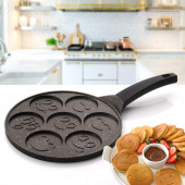 Pankek Tavası Oms 26 CM Siyah Granit - 1