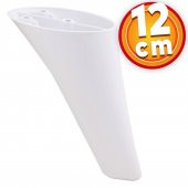 Lüks Mobilya Kanepe Sehpa TV Ünitesi Koltuk Ayağı 12 cm Beyaz Baza Ayak thumbnail 1