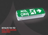 Arsel Betalite AEB-3211-L Acil Çıkış Yönlendirme Armatürü Sürekli ve Kesintide 60 Dak. Yanan 500 Lümen - 1