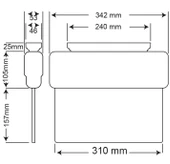 Arsel Dali-Arselite AE-1223-L-DALİ Sıva Üstü Led'li Acil Çıkış Yönlendirme Armatürü Sürekli ve Kesintide 180 Dak. Yanan LC 500 Lümen Led - 3